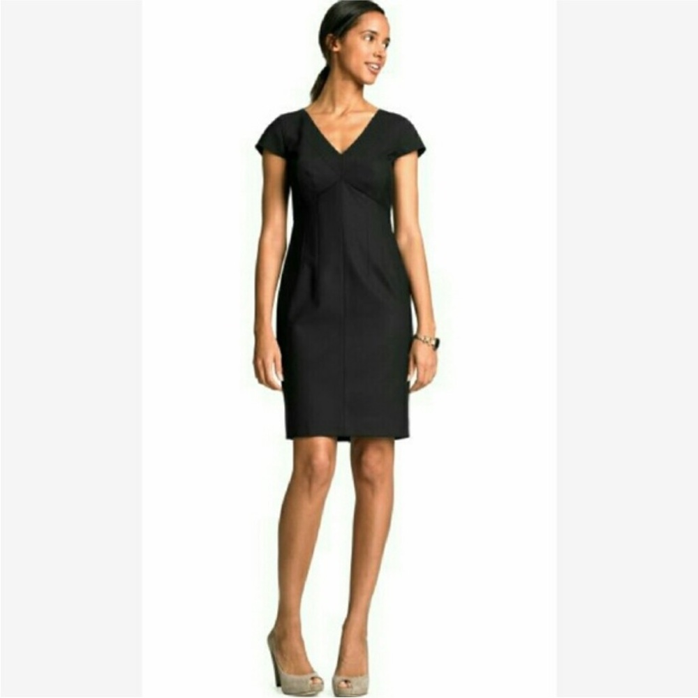 Banana Republic LBD Cap Sleeve Sheath Dress